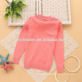 Hand Knitted Kids Cardigan acrylic Sweater Knitting Design For Girl